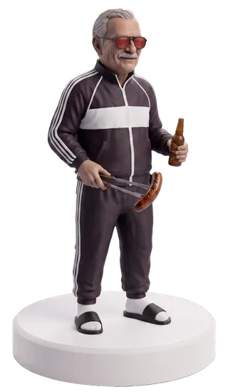 BBQ Dad Spinner figurine