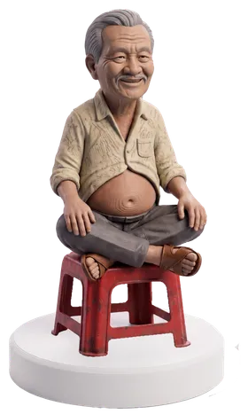 Viet Dad figurine spinner